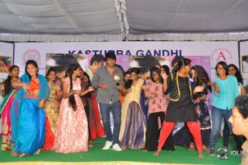 Manasuku Nachindi Movie Team At Kasturba Gandhi College